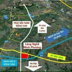 26/3 Ra hàng chính thức đất nền sổ đỏ trung tâm thị trấn Yên Lạc, giá chỉ từ 8,5 triệu/m2. Nhận đặt chỗ ưu tiên.