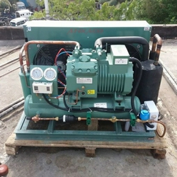 Lên hoàn chỉnh cụm máy nén bitzer 5hp 4DES 5