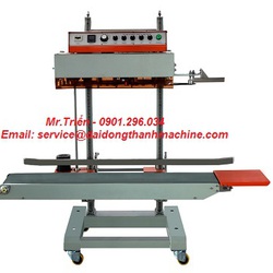 Máy hàn miệng bao pp, pe, pvc liên tục WP 1680 giá rẻ Thái Nguyên, Thái Bình