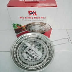 Bếp nướng than hoa lắp âm bàn cho nhà hàng, quán nướng DK