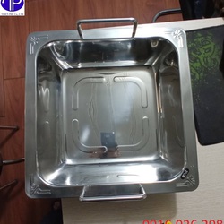 Nồi lẩu inox một ngăn vuông cho nhà hàng giá rẻ tại Thanh Hóa