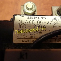 Rờ le nhiệt Siemens 3UA6600 3C Cty Thiết Bị Điện Số 1