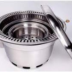 Bếp nướng than hoa không khói Hàn quốc ( hút âm )