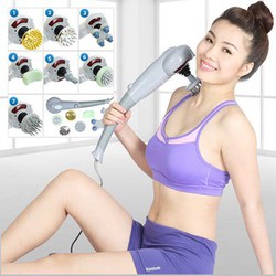 Máy mát xa cầm tay 7 đầu Ayosun Hàn Quốc: giúp xóa tan cơn đau phù hợp với mọi lứa tuổi
