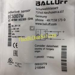 Cảm biến Balluff BES007M BES M18MI NSC80B S04K Cty Thiết Bị Điện Số 1