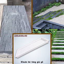 Khuôn đúc gạch bê tông giả gỗ