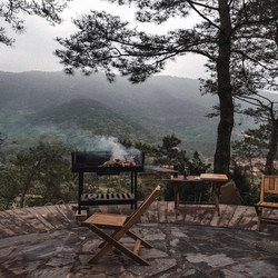 Bếp nướng than hoa ngoài trời Acter CK350, hàng Việt Nam xuất khẩu