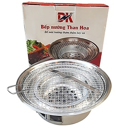 Bếp nướng than hoa lắp âm bàn thương hiệu DK, dùng cho nhà hàng, quán nướng