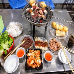 Bếp nướng than hoa, bếp nướng để bàn cho nhà hàng, quán nướng