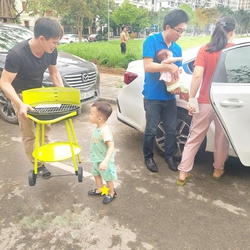 Lò nướng than hoa ngoài trời, bếp nướng tiệc, bếp nướng gia đình, bếp nướng du lịch