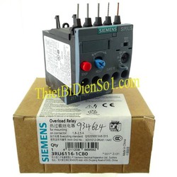 Rờ le nhiệt Siemens 3RU6116 1CB0 1.8 2.5A Cty Thiết Bị Điện Số 1