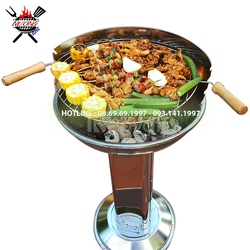 Landmann 11242 bếp nướng than dùng ngoài trời cho gia đình, quán nướng, mang đi du lịch