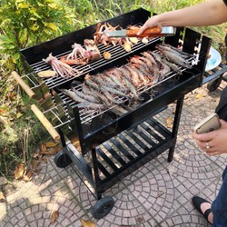 Bếp nướng than, ngoài trời, dùng cho resort, sân vườn CK350