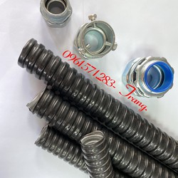 Ống kẽm đàn hồi bọc nhựa màu đen phi D25 Kích thước đường kính trong 25mm đường kính ngoài 31mm Chất liệu thép mạ kẽm b