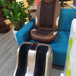 Combo ghế massage máy massage chân Ayosun Hàn Quốc giá ưu đãi,máy mát xa toàn thân chính hãng