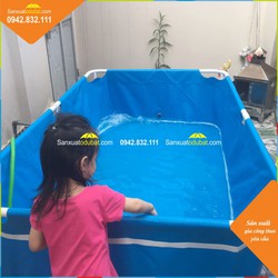 Bể bơi mini cho bé KT 2.2x1.3x0.6m