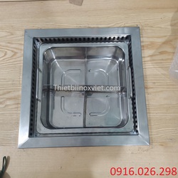 Bộ nồi lẩu inox dành cho nhà hàng quán ăn tại Hà Nội