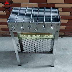 Bếp nướng ngoài trời Schaschlik-Grill dùng du lịch, dã ngoại, tiệc ngoài trời