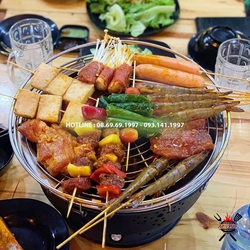 Lò nướng không khói BN300 dùng được trong chung cư, kinh doanh nhà hàng, mang đi du lịch