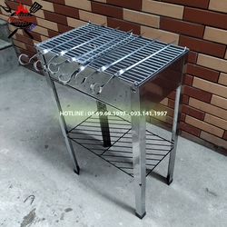 Bếp nướng than ngoài trời giá rẻ mang đi du lịch, dã ngoại Schaschlik-Grill