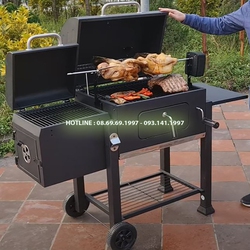 Bếp nướng ngoài trời tích hợp motor xoay thực phẩm Landmann 212