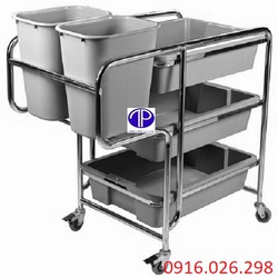 Xe thu gom bát đĩa, đồ ăn thừa cho nhà hàng giá rẻ tại Quảng Ninh
