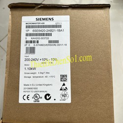 Biến tần Micromaster 420 Siemens 6SE6420 2AB21 1BA1 Cty Thiết Bị Điện Số 1