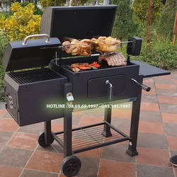 Bếp nướng than, dùng ngoài trời, tự xoay, giá tốt Landmann LM212