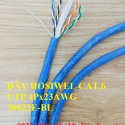 Cáp mạng LAN Hosiwell Cat.6E UTP 4 P x 23AWG 
