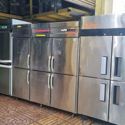 tủ đông inox 4 cánh dung tích 1000L mới 95%