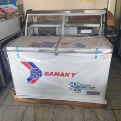 tủ đông 2 cửa mở hiệu sanaky vh 4099a3 mới 100%