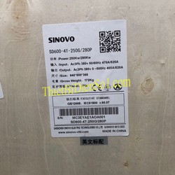 Biến tần Sinovo SD600 4T 250G/280P Cty Thiết Bị Điện Số 1