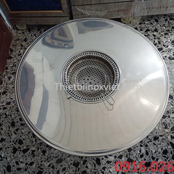 Bàn ăn thùng phuy inox tròn cho nhà hàng tại Bắc Ninh