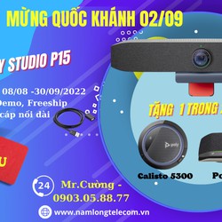 Mua Studio P15 tặng Micro mở rộng Calisto 5300 / Sync 20