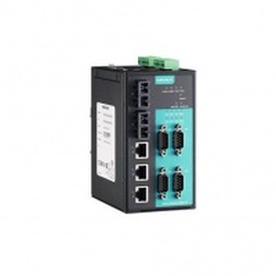NPort S8455I SS SC: 4 cổng RS 232/422/485, 3 cổng 10/100M Ethernet, 2 cổng Quang đơn chế độ 100M với đầu nối SC,15 KV ES