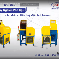 Máy nghiền nhựa đồ chơi trẻ em phiên bản best seller của ROTEC Việt Nam