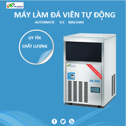 Lắp đặt tận nơi máy đá viên AK260 khối lượng 120kg/24h