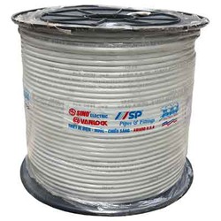 Cáp đồng trục Sino RG6 5C FB lõi CCS 80 màu trắng 305m