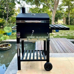 Landmann LM11523 lò nướng than ngoài trời dùng tại gia đình, resort, sân vườn