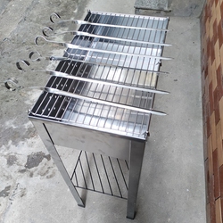 Schaschlik-Grill bếp nướng than hoa dùng cho gia đình, mang đi du lịch