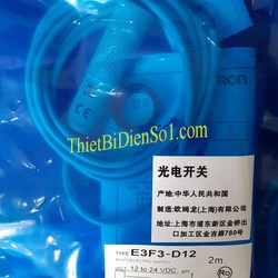 Cảm biến quang Omron E3F3 D12 Cty Thiết Bị Điện Số 1