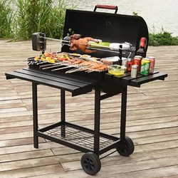 Lò nướng bbq có nắp đậy BBQ05 dùng cho resort, sân vườn