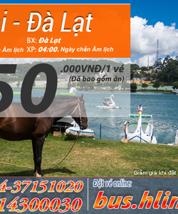 Vé xe khách chất lượng cao chuyên tuyến Hà Nội Đà Lạt Hà Nội.
