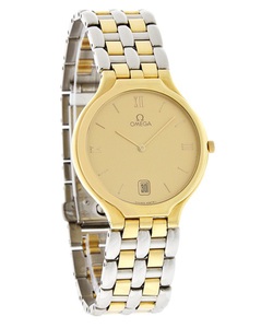Đồng hồ nam Omega Constellation Mens Champagne Dial Two Tone Swiss Quartz Watch