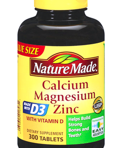 Nature made calcium magnesium D3, bổ xung canxi và D3