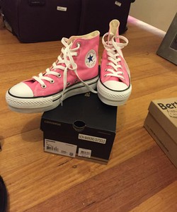 Giày converse pink new