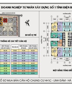 Chung cư giá rẻ HH2 Linh Đàm chỉ từ 13tr/1m2