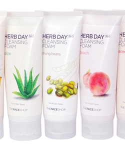 Sữa rửa mặt Herb Day 365 Cleansing Foam TheFaceShop