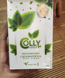 Sỉ trà xanh giảm cân Colly Chlorophyll plus Fiber giá lẻ 350k