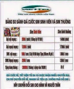 Nhận chuyển sim thường thành sim SV cho mọi lứa tuổi với nhìu ưu đãi lớn